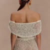 Cordelia Off Shoulder Knit Top – Ivory Cordelia Off Shoulder Knit Top – Ivory