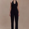 Cressida Crepe Halter Top – Black Cressida Crepe Halter Top – Black