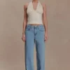 Cressida Crepe Halter Top – Ivory Cressida Crepe Halter Top – Ivory