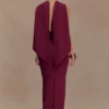 Darby Knit Scarf Maxi Dress – Merlot Darby Knit Scarf Maxi Dress – Merlot