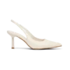 Dasha Patent Sling Back Heels – Ivory Dasha Patent Sling Back Heels – Ivory