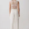 Devlin Macrame Tassel Mini Dress – Ivory