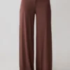 Dewi Wide Leg Modal Pants – Chocolate