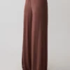 Dewi Wide Leg Modal Pants – Chocolate