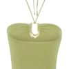 Dimitri Knit Halter Top With Hardware – Light Olive Dimitri Knit Halter Top With Hardware – Light Olive