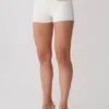Dimitri Mini Knit Shorts With Belt – Ivory Dimitri Mini Knit Shorts With Belt – Ivory