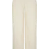 Ebony Embroidered Denim Jeans – Cream