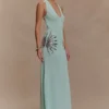 Ellington Knit Maxi Dress With Sequin – Lagoon Ellington Knit Maxi Dress With Sequin – Lagoon
