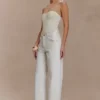Elodie Strapless Cupped Knit Top – Ivory Elodie Strapless Cupped Knit Top – Ivory