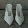 Emerson Patent Faux Leather Point Heel – Ivory Emerson Patent Faux Leather Point Heel – Ivory