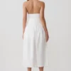 Emery Multi-Wear Cotton Midi Dress – White