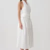 Emery Multi-Wear Cotton Midi Dress – White