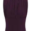 Erina Slinky Open Back Top – Aubergine Erina Slinky Open Back Top – Aubergine