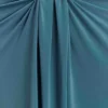 Erina Slinky Ruched Maxi Skirt With Hardware – Teal