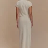 Eris Scuba Jersey Maxi Skirt – Ivory