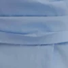 Eugenia Wrap Cotton Shirt – Blue