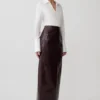 Eugenia Wrap Cotton Shirt – White Eugenia Wrap Cotton Shirt – White