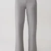 Evan Knit Wide Leg Pants – Grey Marle