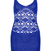 Everette Crochet Knit Mini Dress – Cobalt Everette Crochet Knit Mini Dress – Cobalt