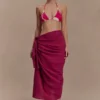 Evie Cotton Sarong – Wine