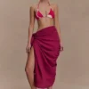 Evie Cotton Sarong – Wine