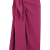 Evie Cotton Sarong – Wine