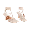 Ezekiel Strappy Sandal Heel – Ivory Ezekiel Strappy Sandal Heel – Ivory