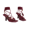 Ezekiel Strappy Sandal Heel – Wine Ezekiel Strappy Sandal Heel – Wine