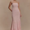 Finley Pointelle Knit Maxi Dress – Baby Pink Finley Pointelle Knit Maxi Dress – Baby Pink