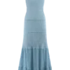 Finley Pointelle Knit Maxi Dress – Cornflower Blue Finley Pointelle Knit Maxi Dress – Cornflower Blue