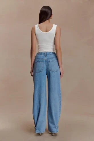 Flossie Multi Way Denim Jeans – Classic Blue