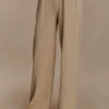 Frannie Gathered Silk Blend Knit Pants – Sand Frannie Gathered Silk Blend Knit Pants – Sand