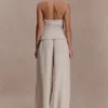 Gabby Straight Leg Linen Pants – Natural