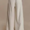 Gabby Straight Leg Linen Pants – Natural
