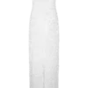 Gemma Strapless Embellished Maxi Dress – Ivory