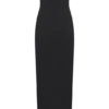 Gemma Strapless Mesh Maxi Dress – Black