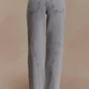 Georgette Mid Rise Paneled Denim Jeans – Grey