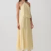 Georgia Panelled Midi Skirt – Butter Georgia Panelled Midi Skirt – Butter