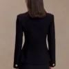 Christel Suiting Fitted Blazer – Black Christel Suiting Fitted Blazer – Black