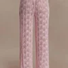 Glinda Crochet Pants – Baby Pink