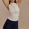 Hadleigh Sleeveless Slinky Top – Ivory Hadleigh Sleeveless Slinky Top – Ivory