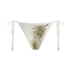 Huntleigh Crochet Bikini Bottom – White & Gold Sunshine Print Huntleigh Crochet Bikini Bottom – White & Gold Sunshine Print