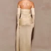 Ingrid Metallic Knit Maxi Dress – Bronze Ingrid Metallic Knit Maxi Dress – Bronze