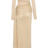 Ingrid Metallic Knit Maxi Dress – Bronze Ingrid Metallic Knit Maxi Dress – Bronze