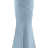 Irene Gathered Knit Maxi Skirt – Blue Irene Gathered Knit Maxi Skirt – Blue