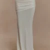 Irene Gathered Knit Maxi Skirt – Ivory Irene Gathered Knit Maxi Skirt – Ivory