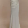 Irene Gathered Knit Maxi Skirt – Ivory Irene Gathered Knit Maxi Skirt – Ivory