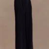 Jacqueline Pleated Wide Leg Pants – Black Jacqueline Pleated Wide Leg Pants – Black