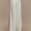 Jacqueline Pleated Wide Leg Pants – Ivory Jacqueline Pleated Wide Leg Pants – Ivory