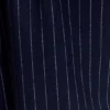 Jacqueline Pleated Wide Leg Pants – Navy Pinstripe